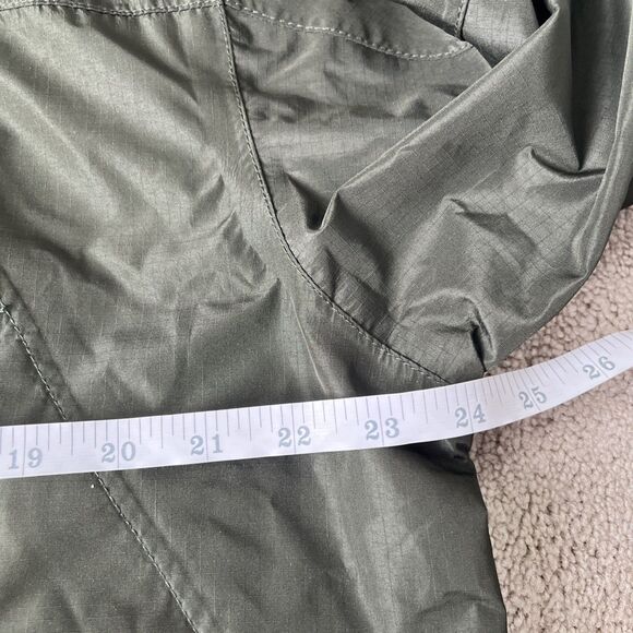 Frabill Rain Jacket Mens Medium Fishing Olive Green 3M Reflective Hooded Utility - Picture 3 of 6